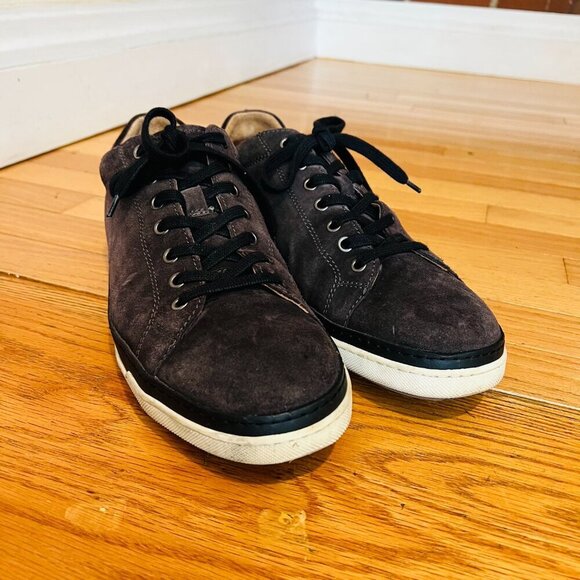 Allen Edmonds Mens Porter Derby Sneaker Size 11 D Grey Suede Lace Up Shoe - Picture 6 of 16